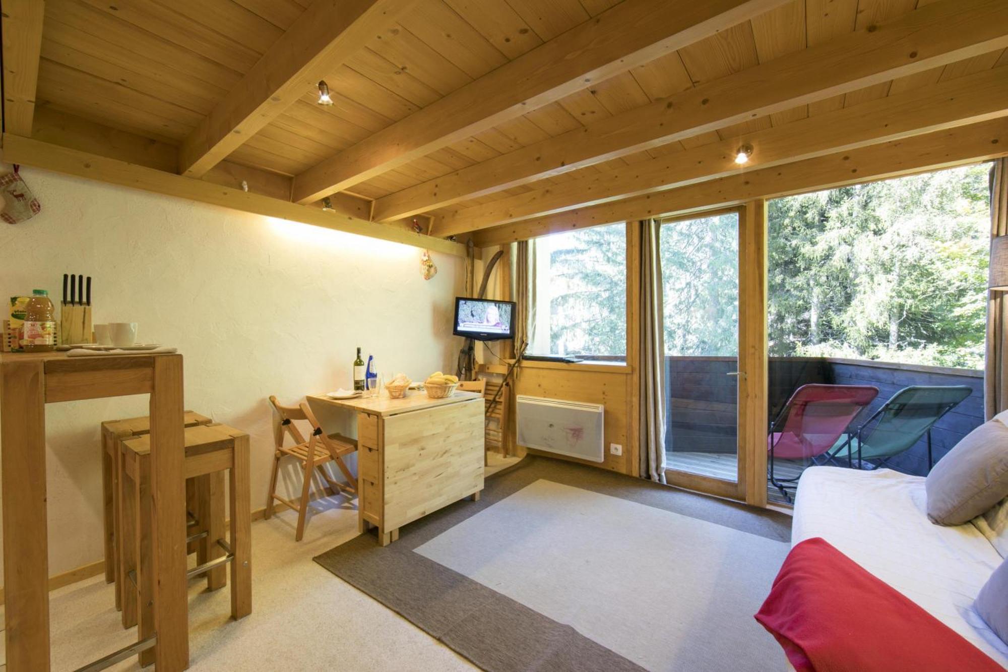 Résidence Grand Roc - Ancolies 104 - Happy Rentals Chamonix Chambre photo